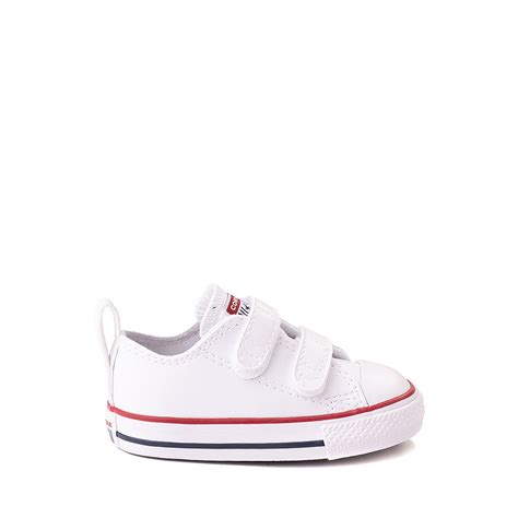 Toddler Web sneaker in white leather 